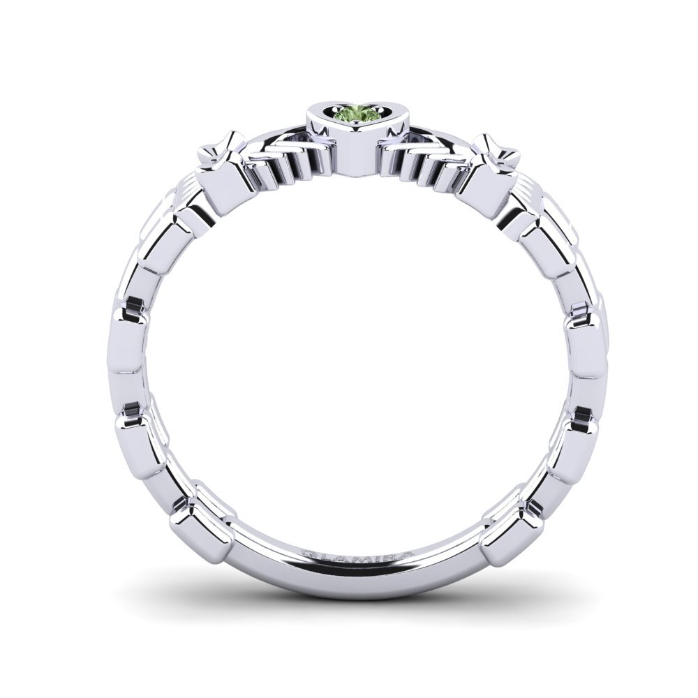 Green Diamond Ring Menco