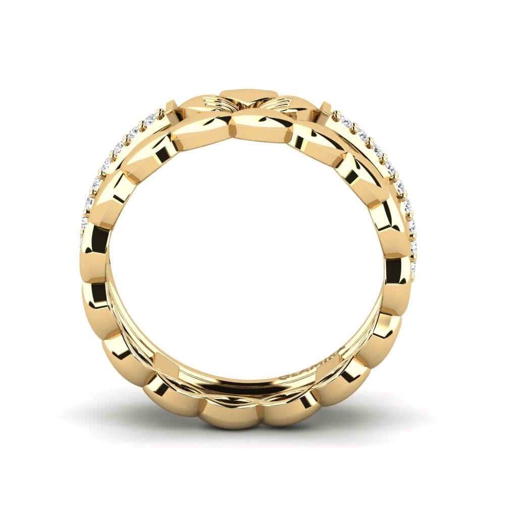 White sapphire Ring Mindalos