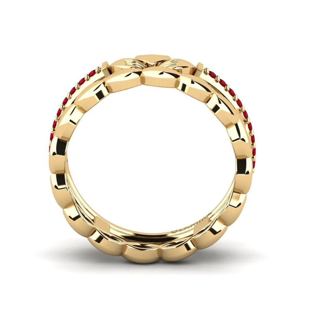 Red Zirconia Ring Mindalos