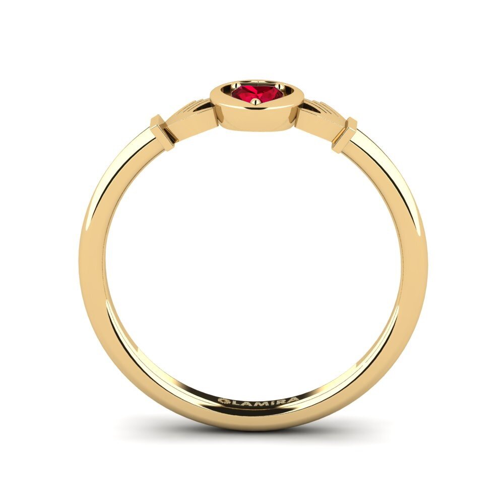 Red Zirconia Ring Netig