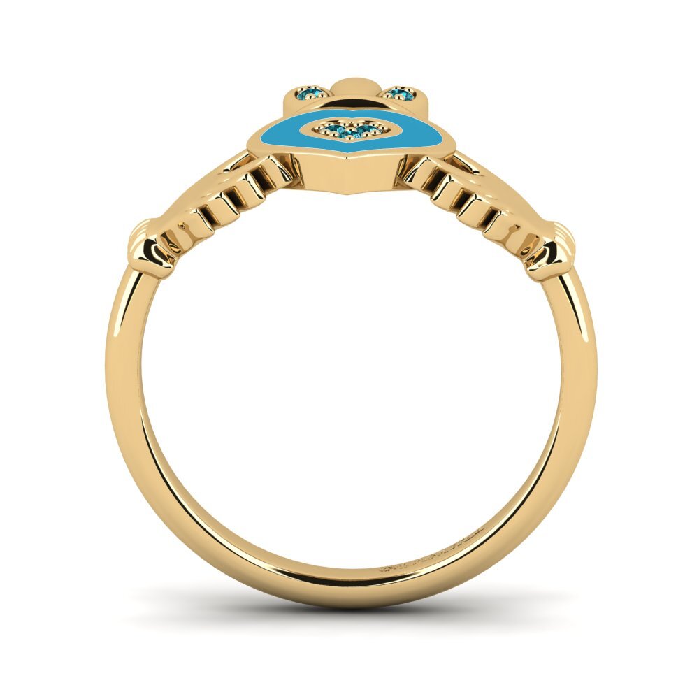 Blauer Diamant Ring Nycalc