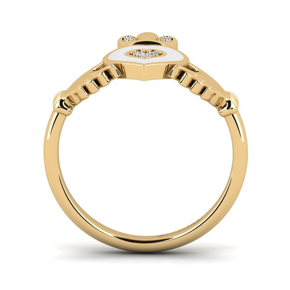 Diamante cultivado en laboratorio Anillo Nycalc