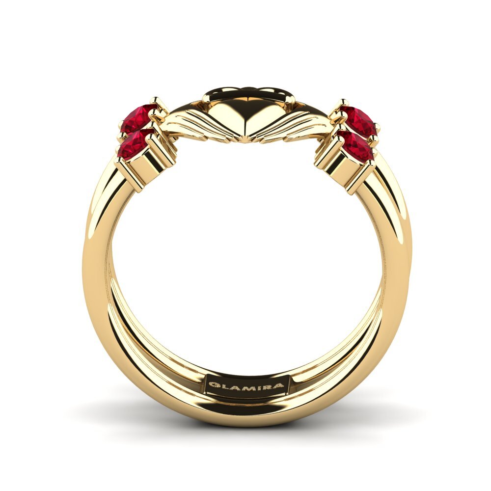 Red Zirconia Ring Ontige