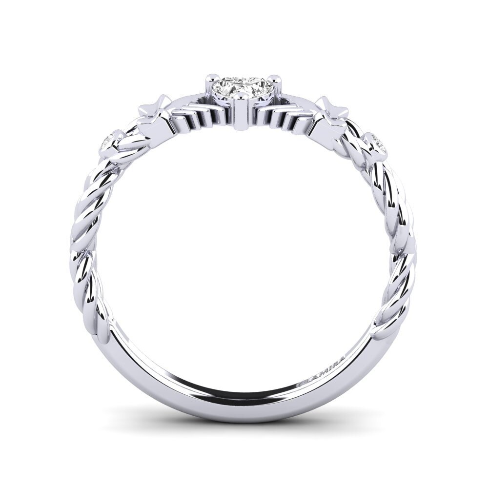 White sapphire Ring Roplat
