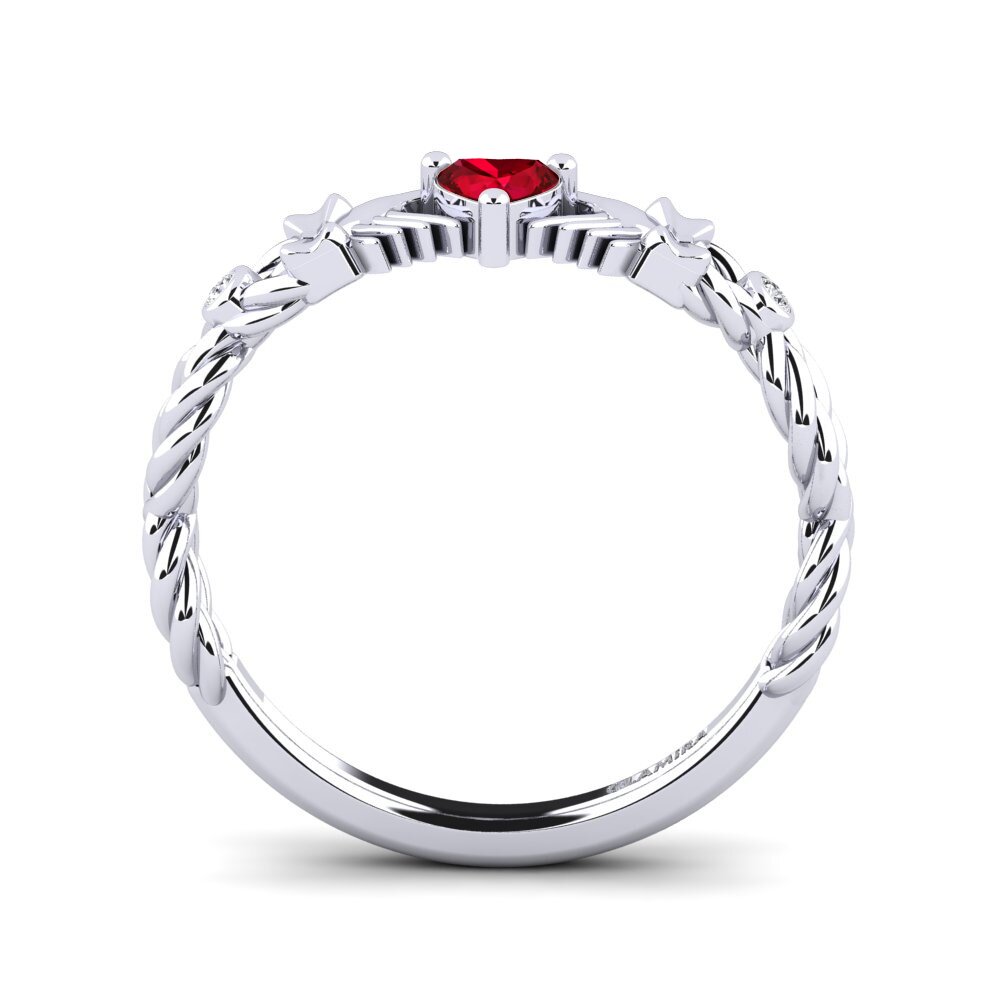 Red Zirconia Ring Roplat