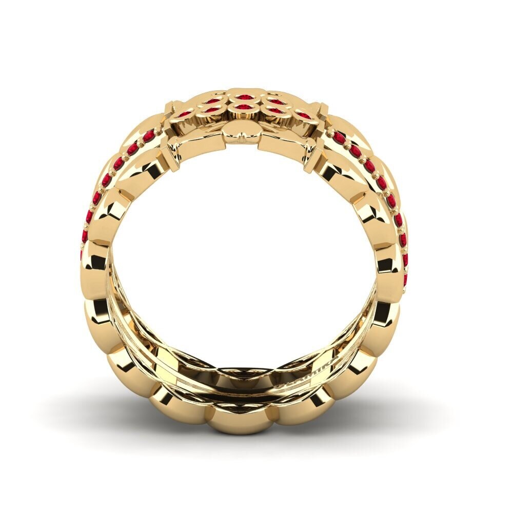 Red Zirconia Ring Sandetep