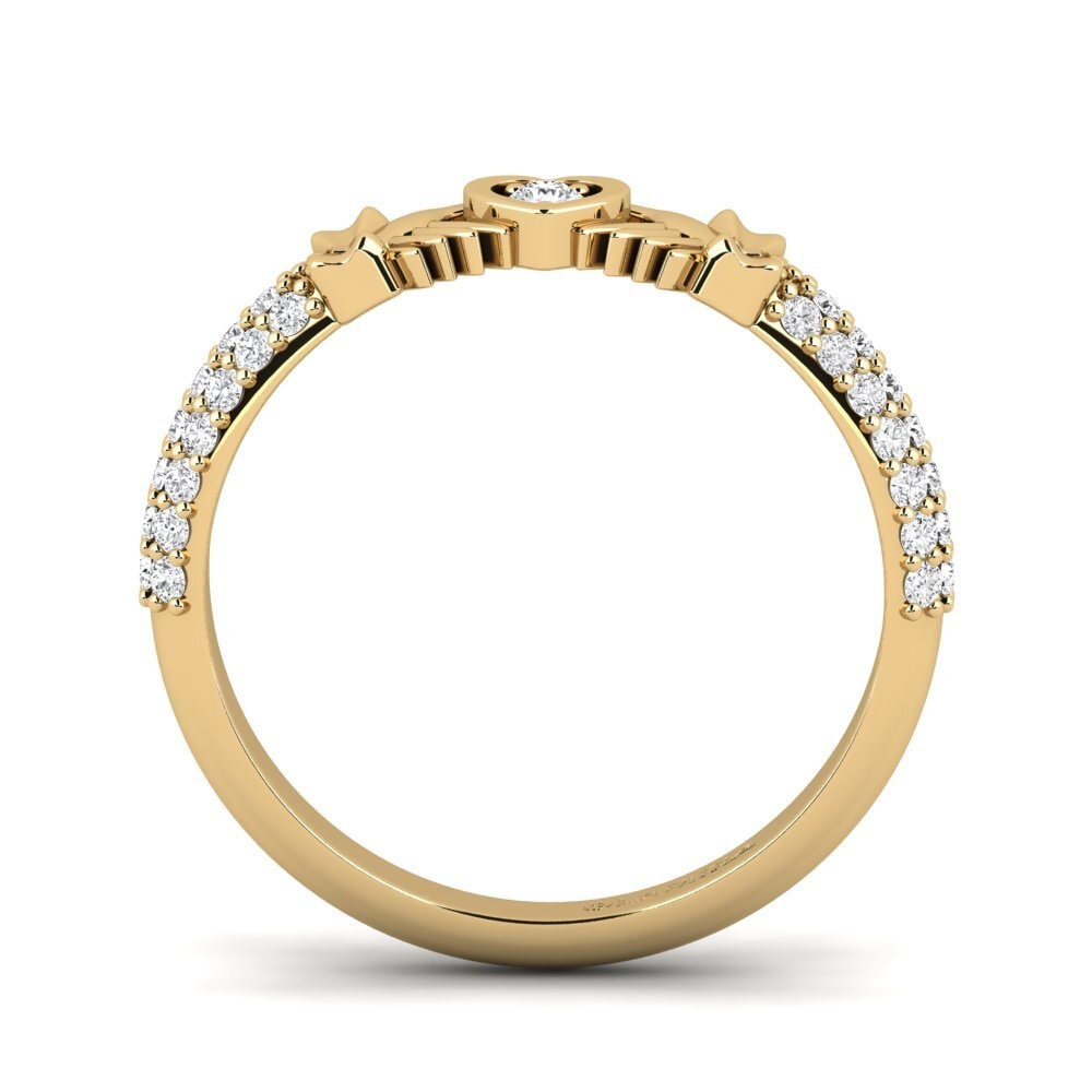 White sapphire Ring Seco