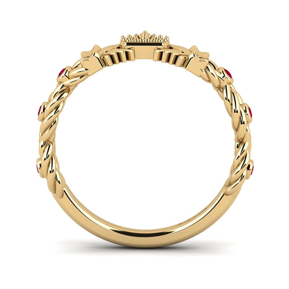 Red Zirconia Ring Sergey