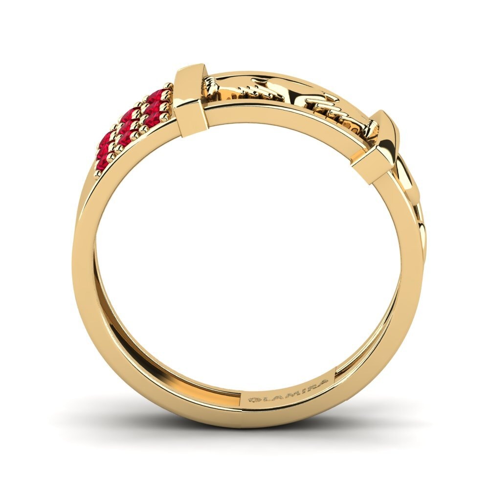 Red Zirconia Ring Serinaso