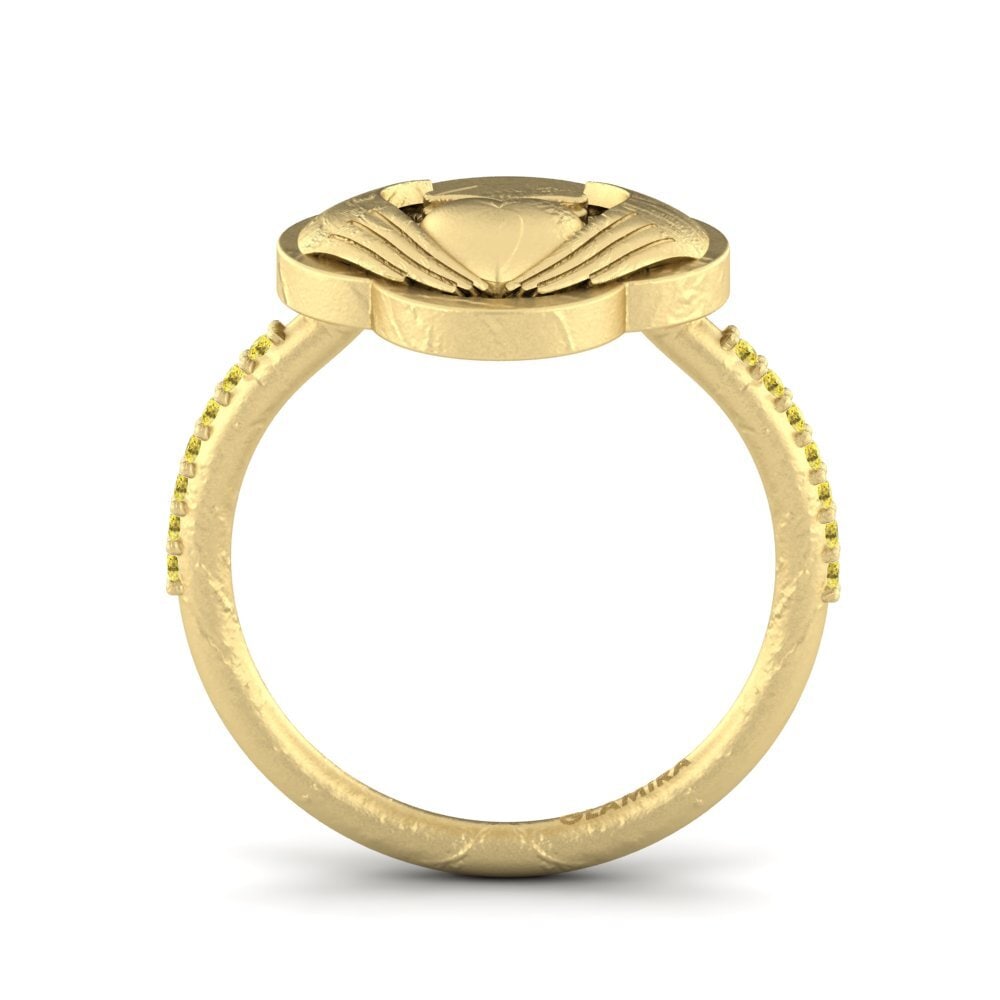 Zafiro amarillo Anillo Stings