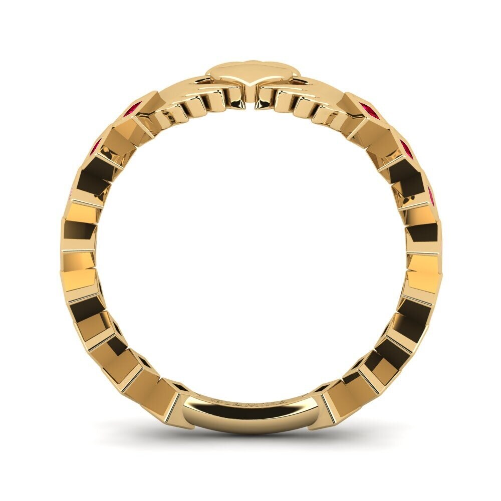 Red Zirconia Ring Terams
