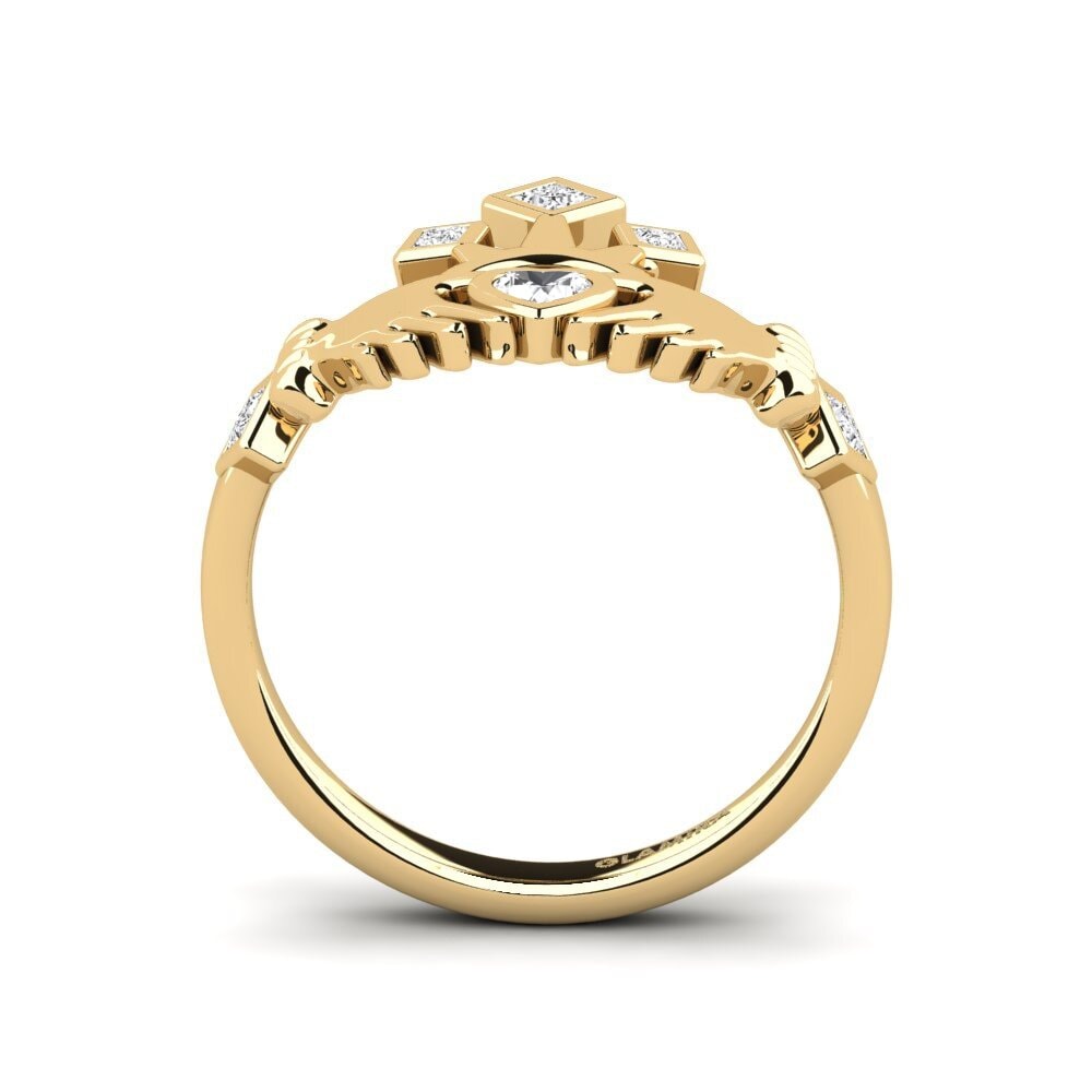 White sapphire Ring Tyrma