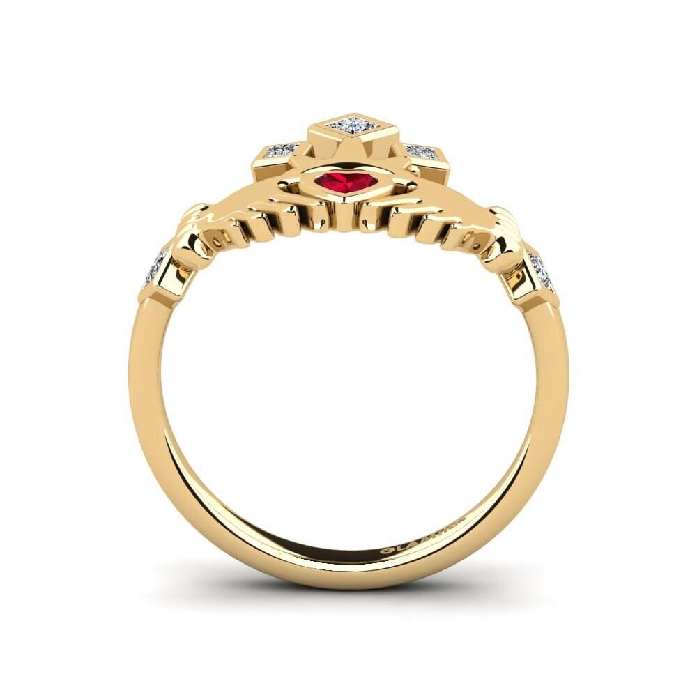 Red Zirconia Ring Tyrma