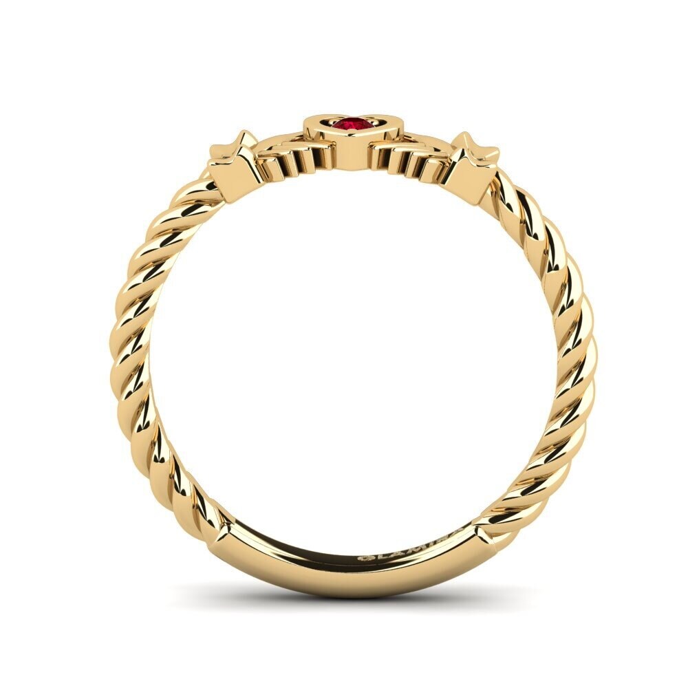 Red Zirconia Ring Urbac