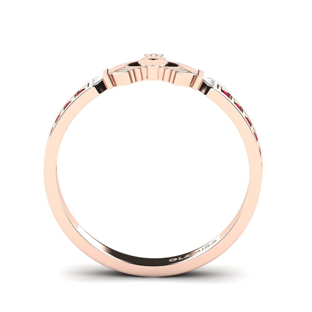Red Zirconia Ring Wleddah