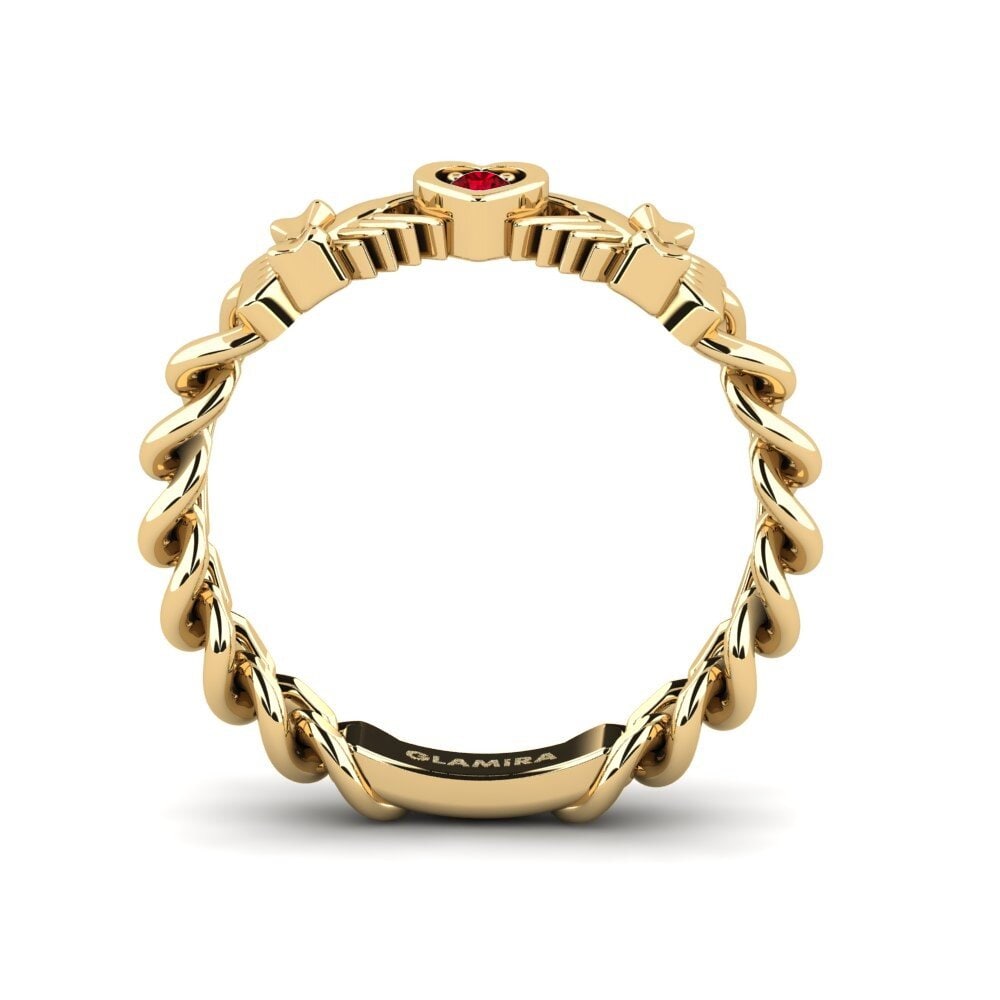 Red Zirconia Ring Wulega