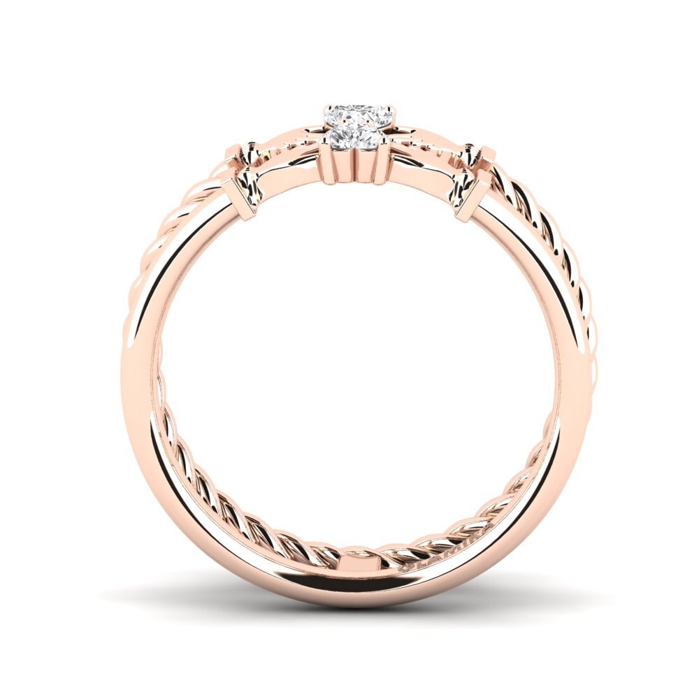 White sapphire Ring Yortams