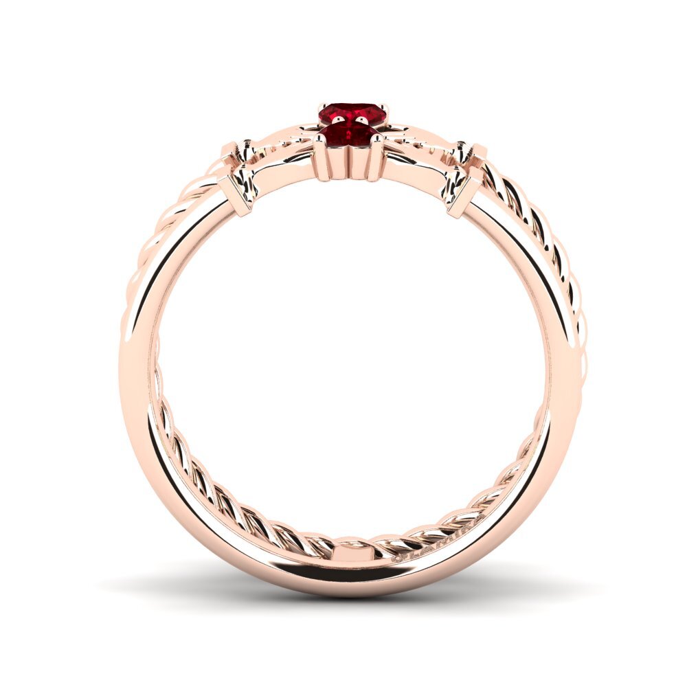 Red Zirconia Ring Yortams
