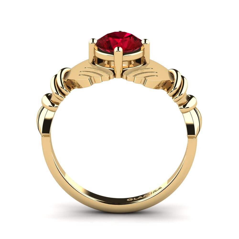 Red Zirconia Ring Zazo