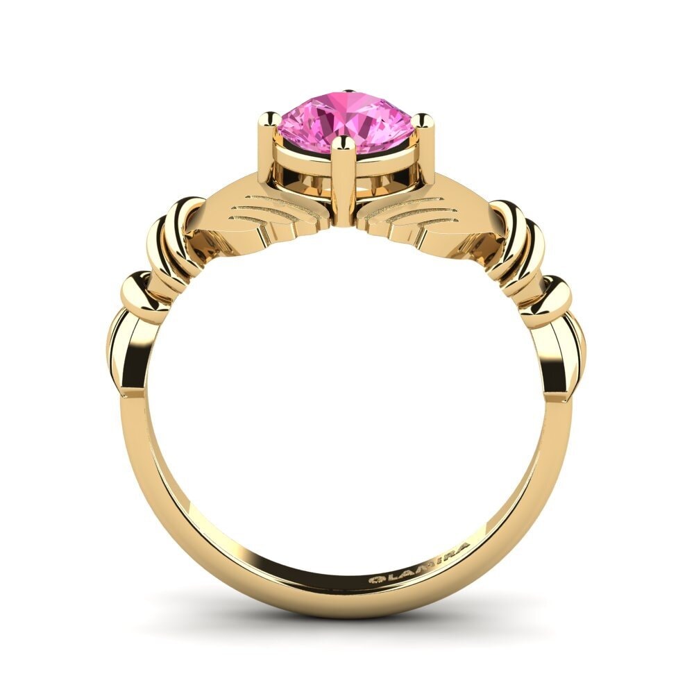 Topacio Rosa Anillo Zazo