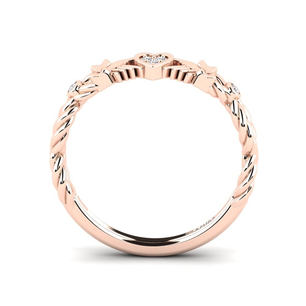 White sapphire Ring Zirepe
