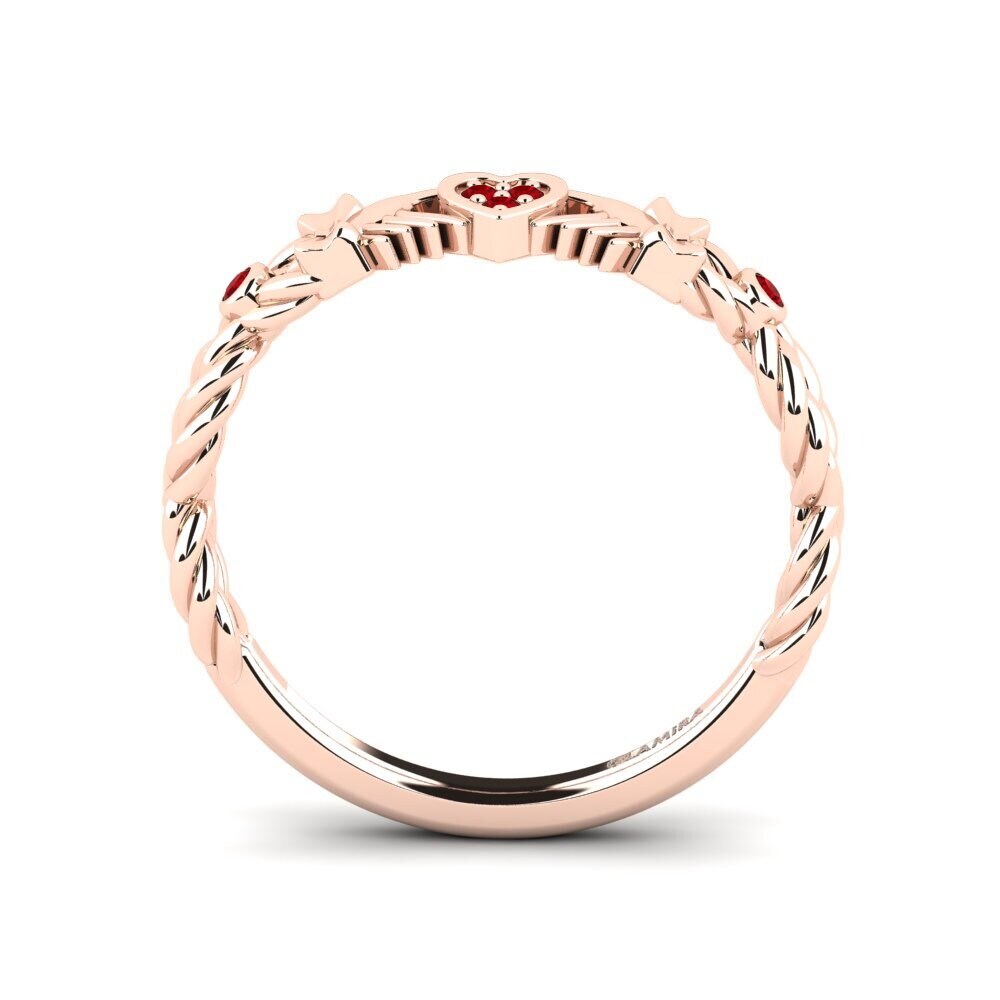 Red Zirconia Ring Zirepe