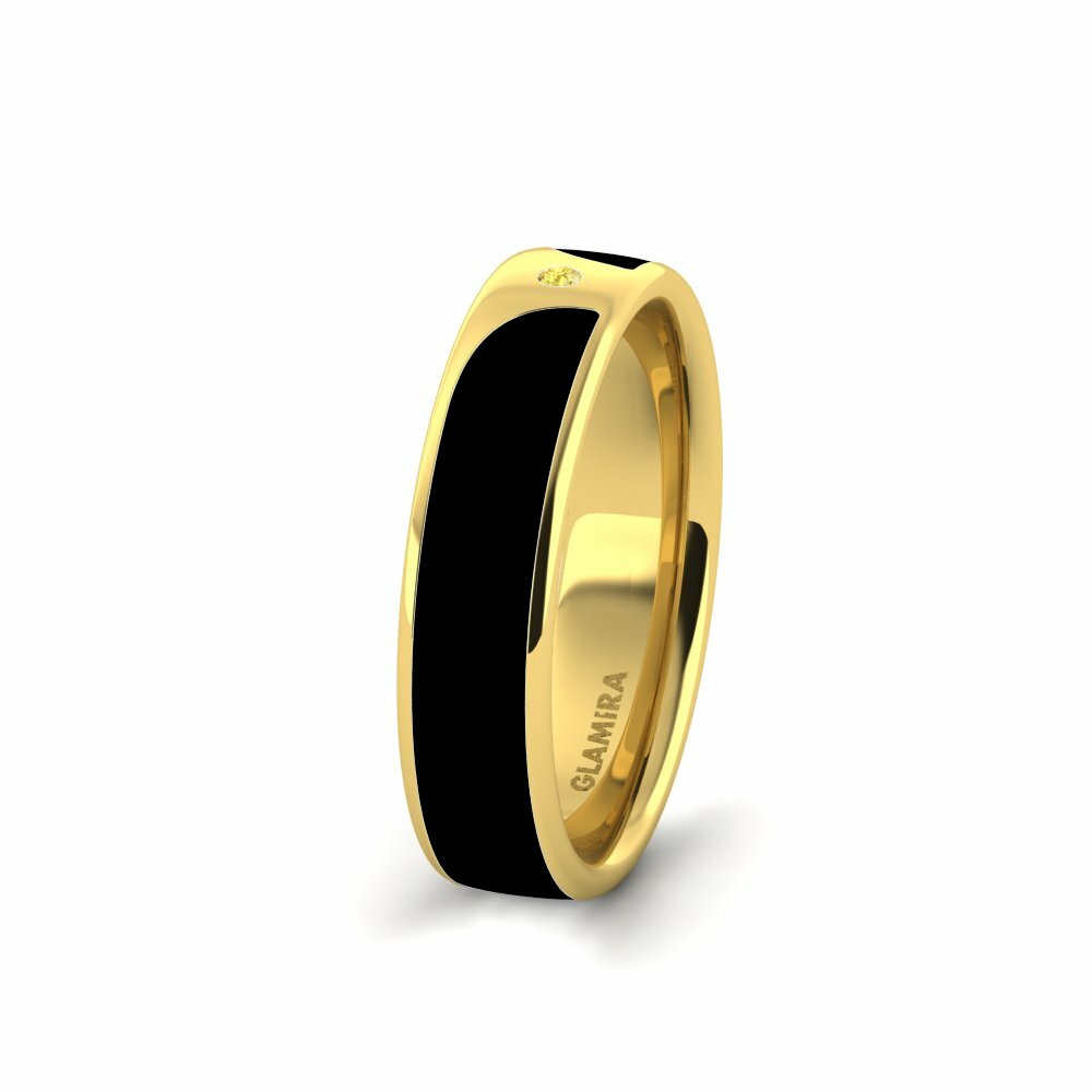 Zafiro amarillo Anillo Boda Mujer Peaceful Lonis 5.0 mm