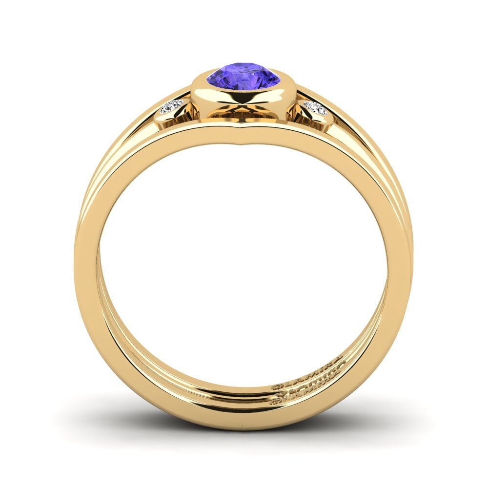 Tanzanite Anel Afin - Set