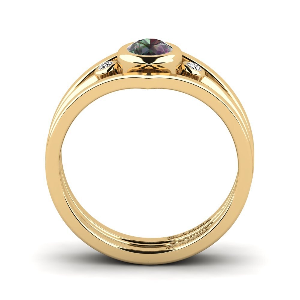 Mystic Topaas Ringen Afin - Set