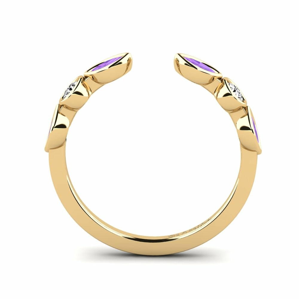 Amethyst Stackable Ring Blessing - B