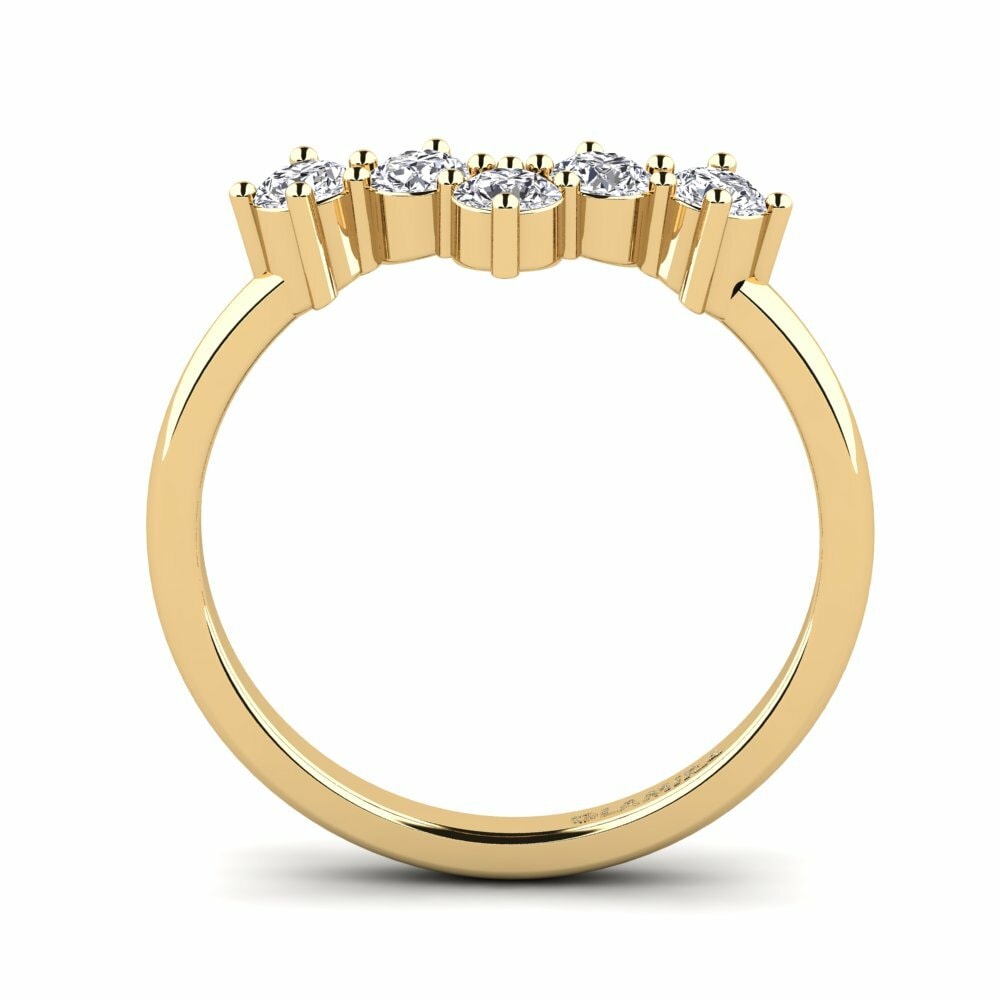 Diamond Stackable Ring Equa - B