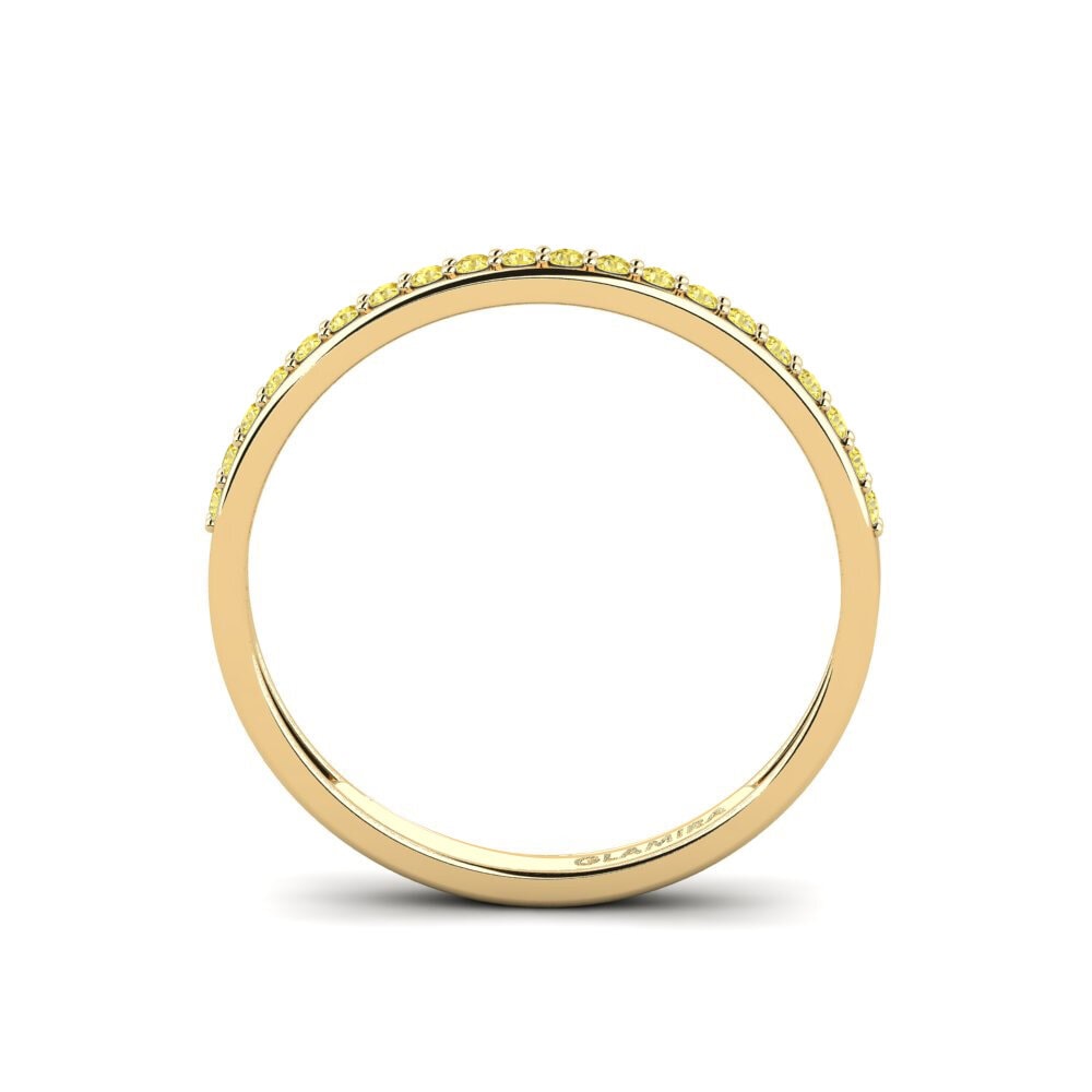 Zafiro amarillo Anillo Fendr - B