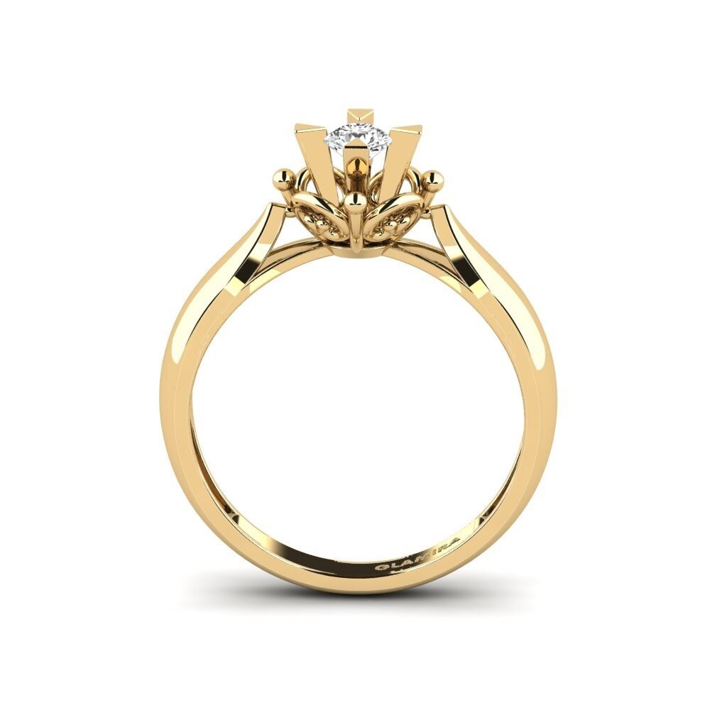 White sapphire Stackable Ring Gobs - A