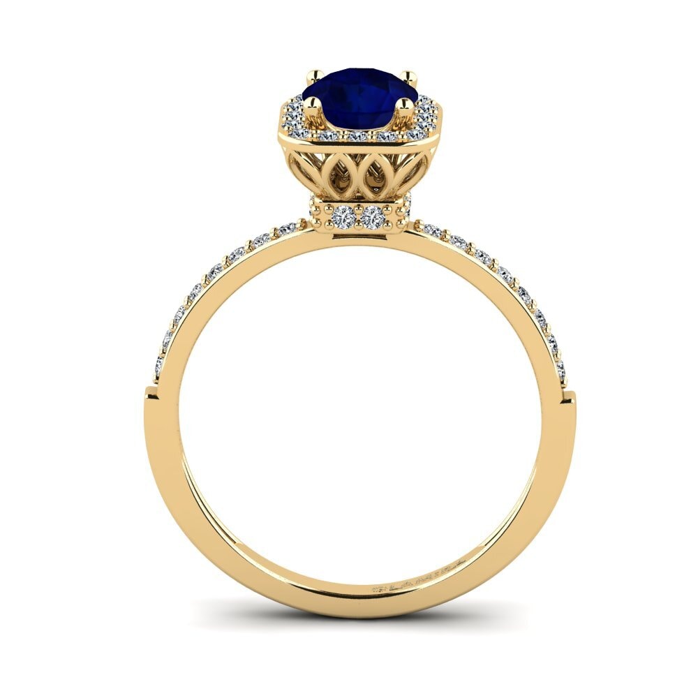 Sapphire Engagement Ring Grede - A