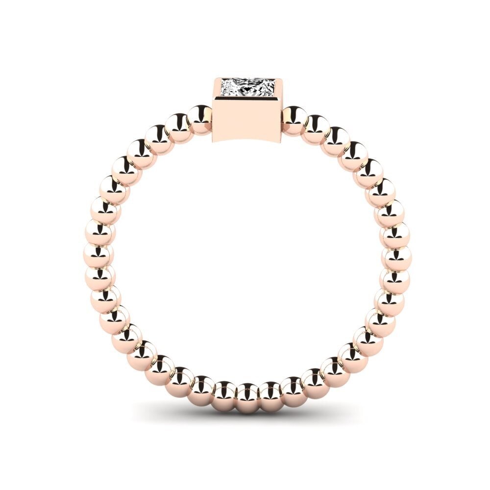 Moissanite Stackable Ring Inglith - A