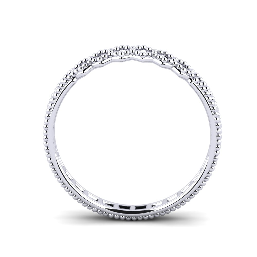 950 Platinum Stackable Ring Misc - C