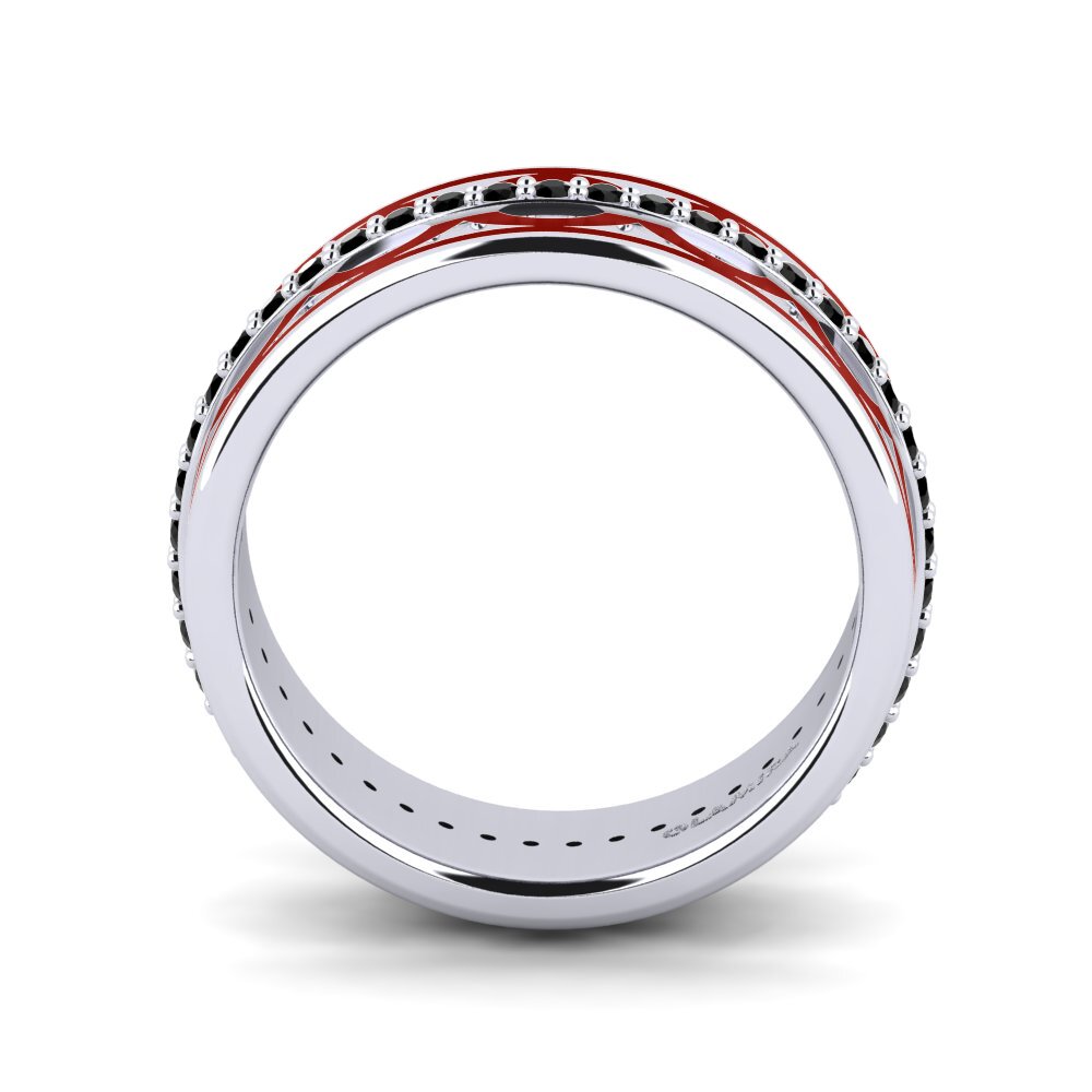950 Palladium Ring Natacha - A