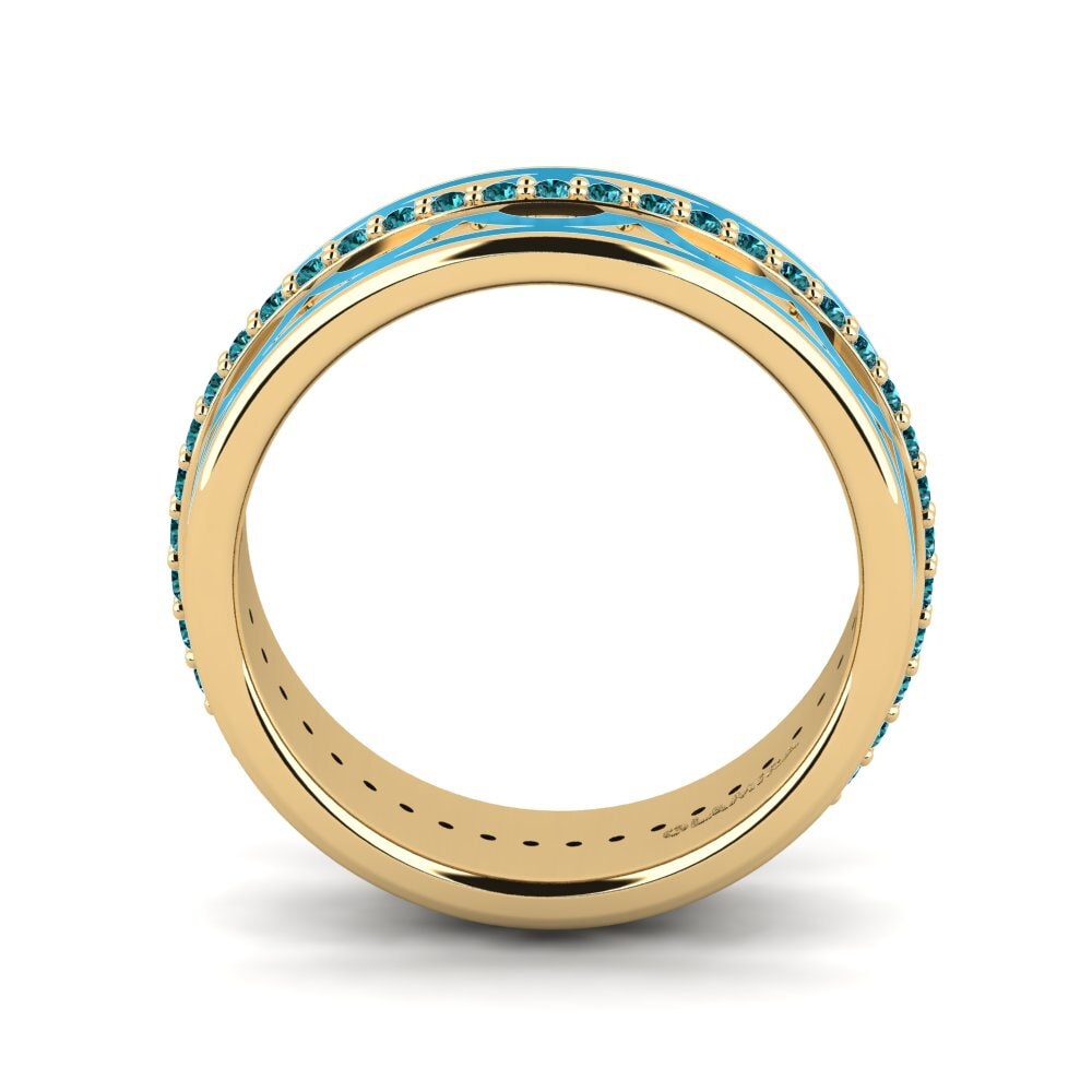 Blauer Diamant Ring Natacha - A
