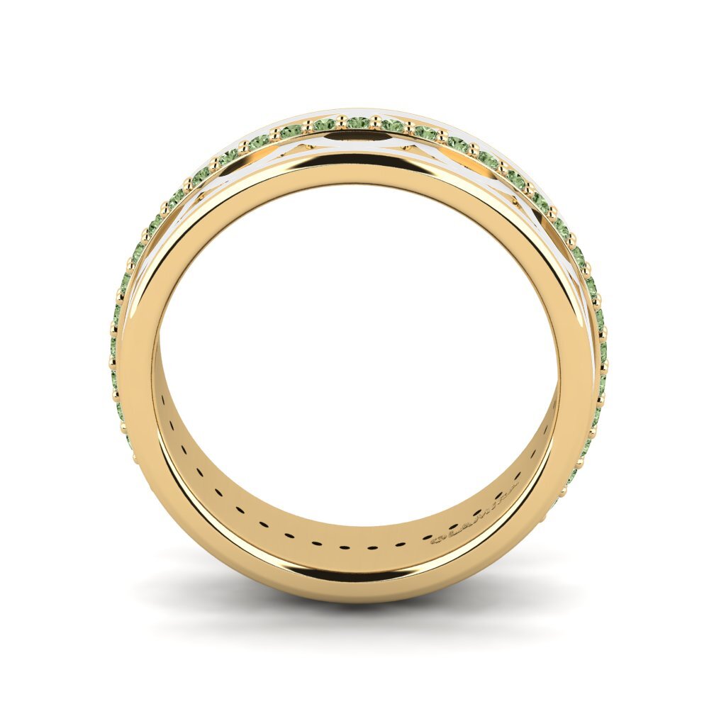 Grüner Diamant Ring Natacha - A