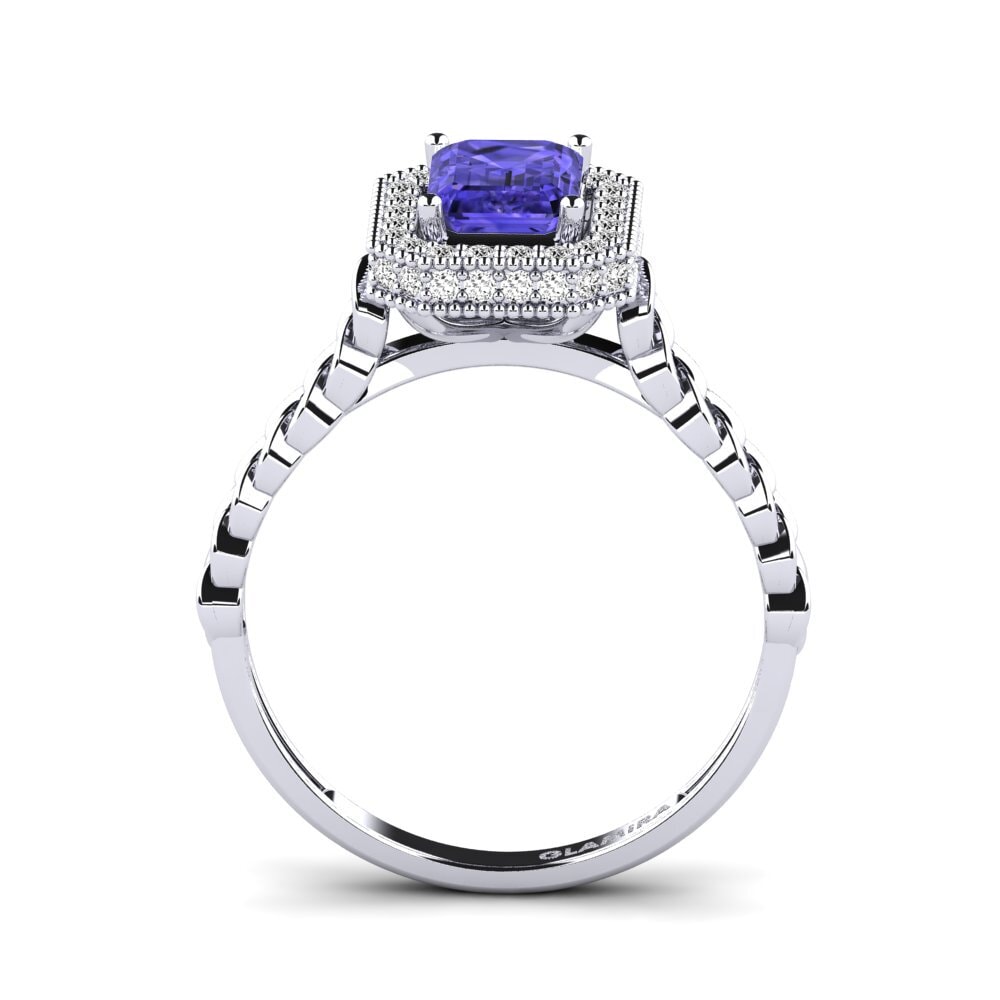 Tanzanite Engagement Ring Oferih - A