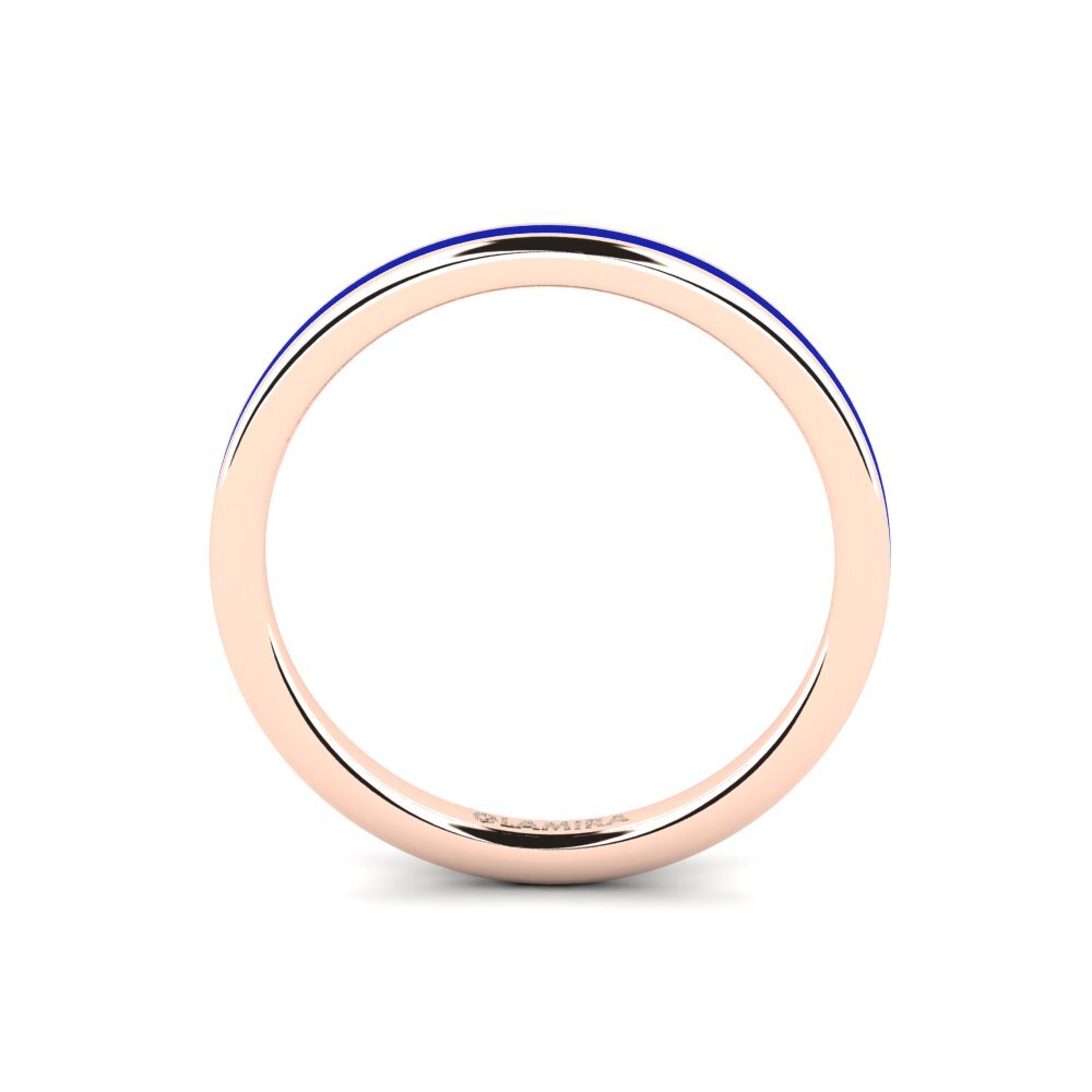 14ct Rose Gold Stackable Ring Sephuf - A