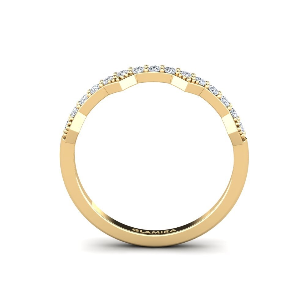 Labor-gezüchteter Diamant Stapelbarer Ring Sephuf - B