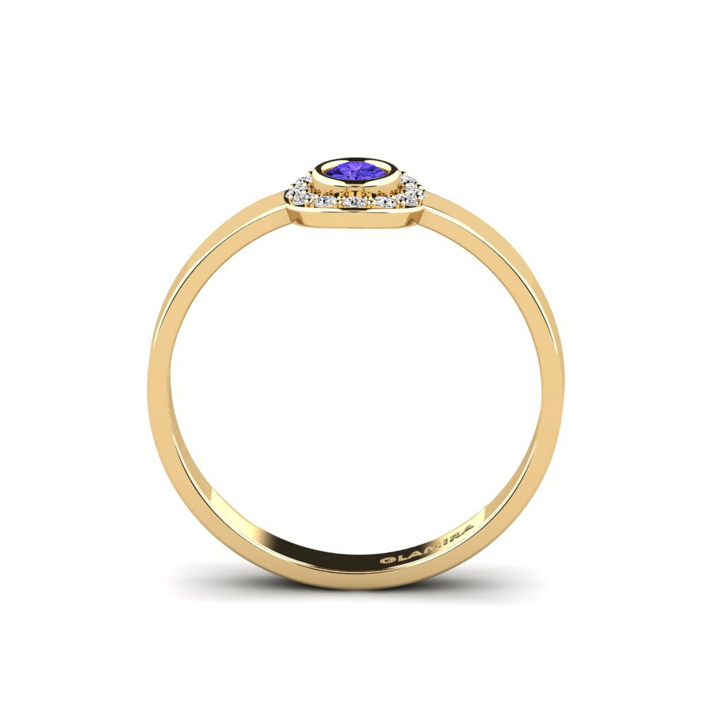 Tanzanite Anel Empilhável Siorgr - A