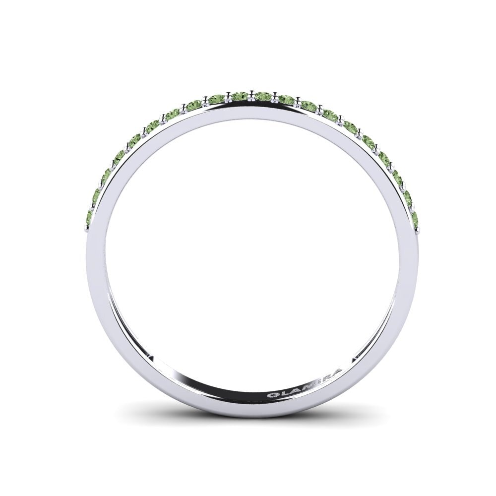 Diamante Verde Anillo Syfig - B