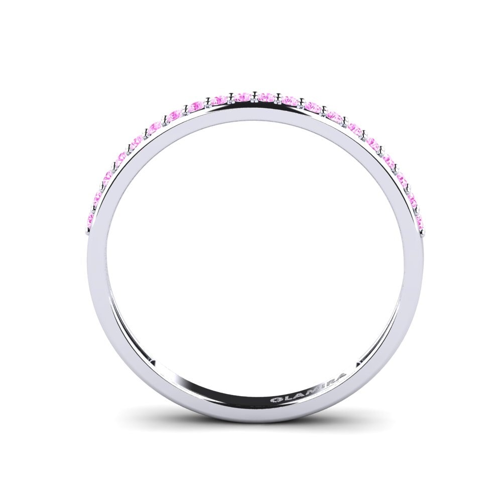 Round Pink Sapphire Ring Syfig - B