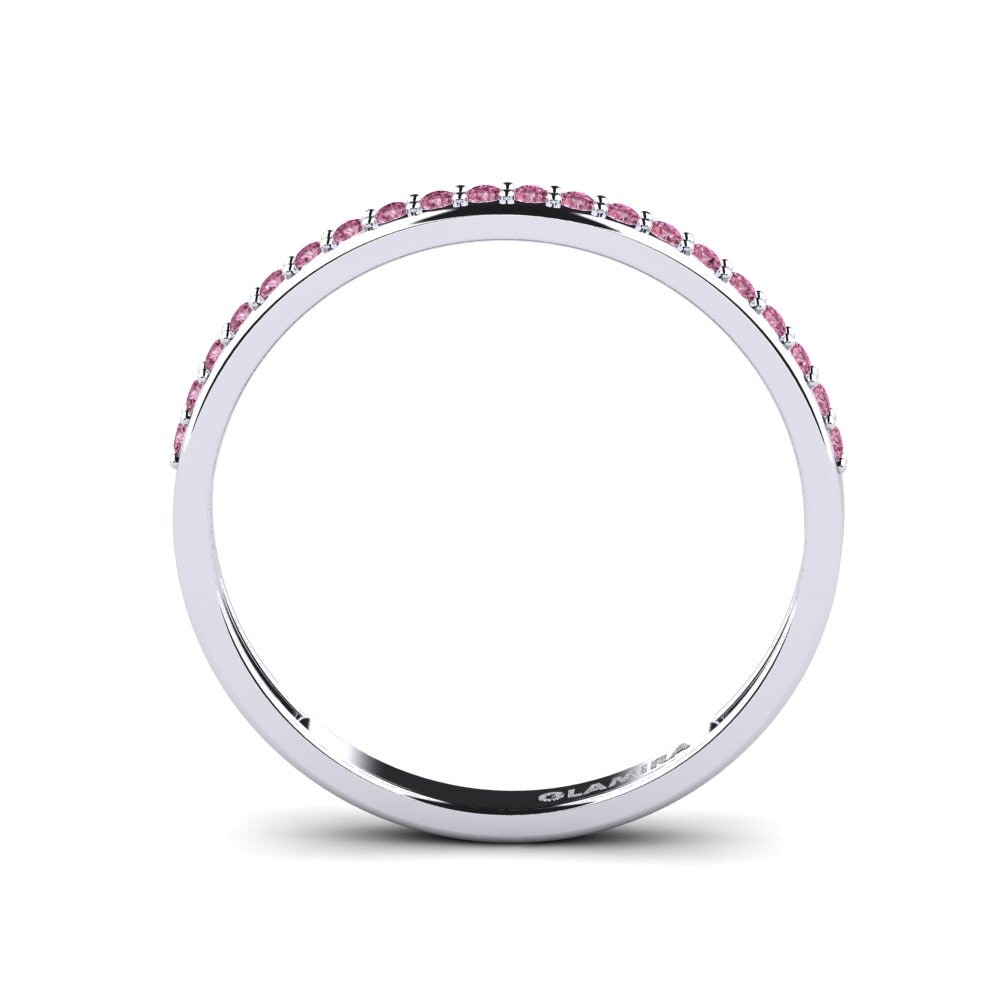 Round Rhodolite Garnet Ring Syfig - B