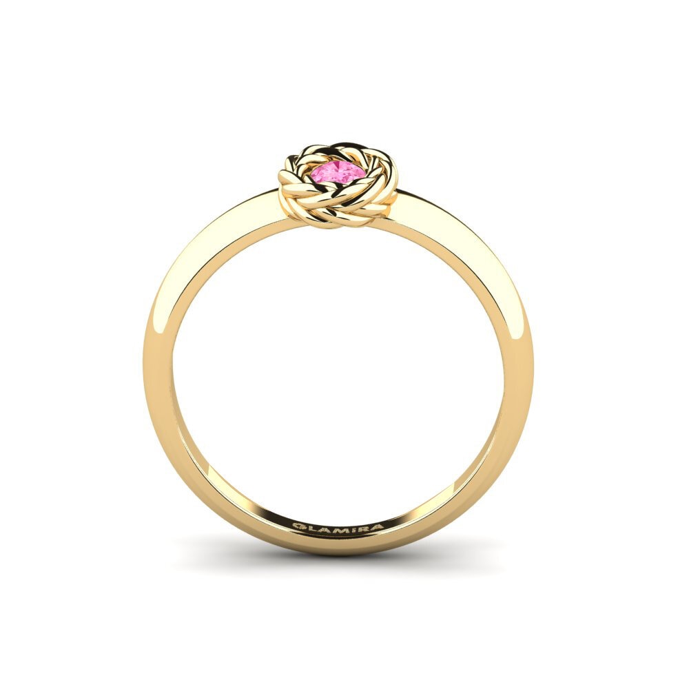 Zafiro Rosado Anillo de compromiso Barketa