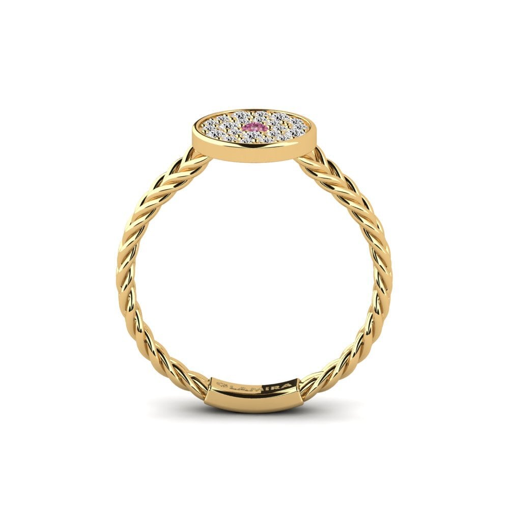 Rhodolite Garnet Ring Crease