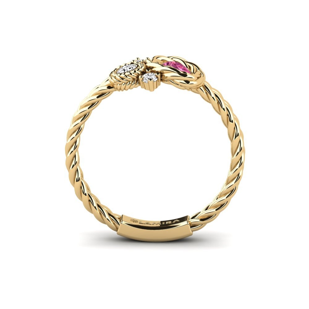 Rosa Turmalin Ring Adyma