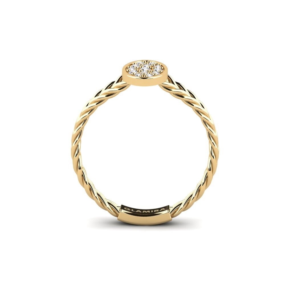 diamante-safira Anel Twistmore